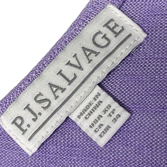 PJ Salvage V-Neck Tank Top Womens XS‎ Loungewear Casual Minimalist Cozycore Soft - Picture 5 of 10